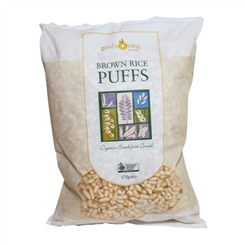 Good Morning Brown Rice Puffs Cereal 175g