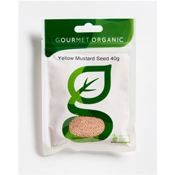 Gourmet Organic Mustard Seed Yellow 40g