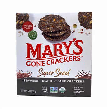 Mary's Gone Crackers Black Sesame & Seaweed 155g