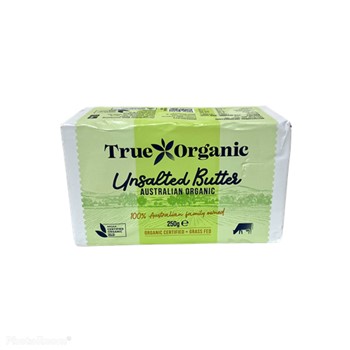 True Organic Australian Unsalted Butter 250g