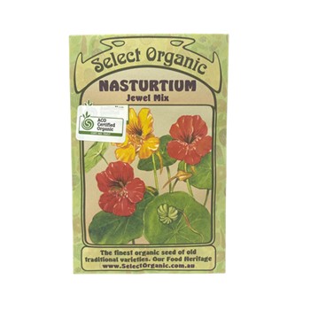 Nasturtium Jewel Mix Select Organic Seeds