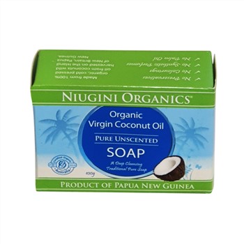 Niugini Organics Virgin Coconut Oil Soap Unscented 100g