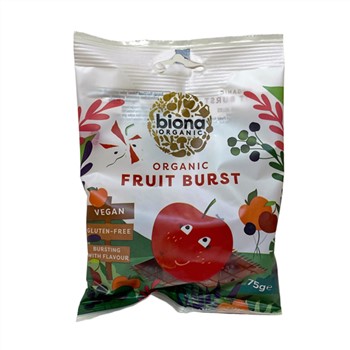 Biona Fruit Burst Lollies 75g