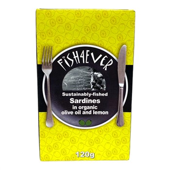 Fish 4 Ever Sardines in Olive Oil & Lemon 120g