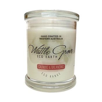 Wattle Grove Calming and Balancing Soy Candle Jar Medium