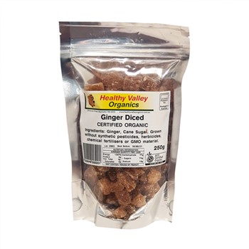 Healthy Valley Crystallised Ginger Cubes 250g