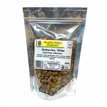 Healthy Valley Dried Mulberries White 250g