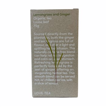Love Tea Lemongrass & Ginger Loose Leaf 75g