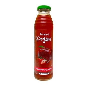 Farmers Organic Apple Strawberry Juice 375mL