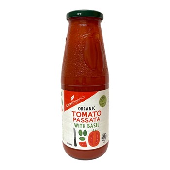 Ceres Organic Passata Tomato Sauce with Basil 680g