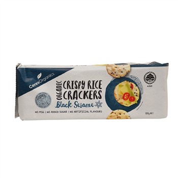 Ceres Rice Crackers Black Sesame 100g