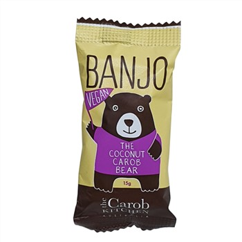 The Carob Kitchen Banjo Vegan Coconut Bear 15g