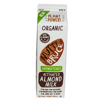Nutty Bruce Activated Unsweetened Almond Milk 1L