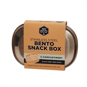 Ever Eco Bento Snack Box Container (3 Compartments)
