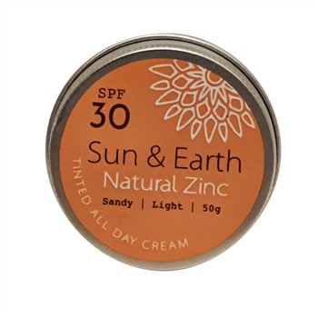 Sun & Earth All Day Tinted Zinc Sandy Light 50g
