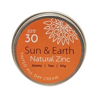 Sun & Earth All Day Tinted Zinc Sunny Tan 50g