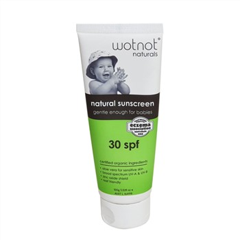 Wotnot Natural Sunscreen for Babies SPF 30+ 100g