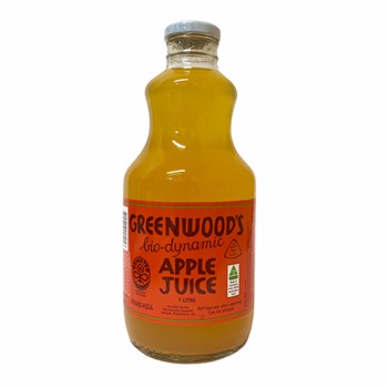 Greenwoods Bio Dynamic Apple Juice 1lt