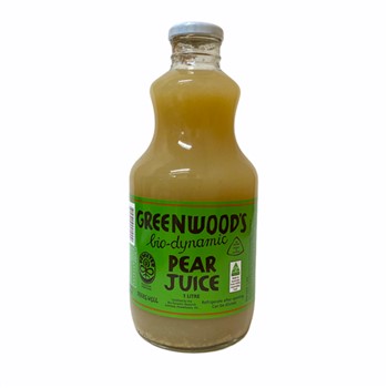 Greenwoods Bio Dynamic Pear Juice 1lt