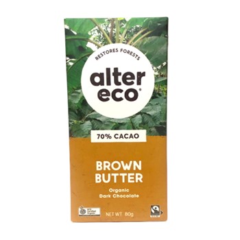 Alter Eco Dark Brown Butter Chocolate 70% 80g