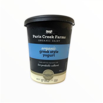 Paris Creek Yoghurt Greek (BLACK) 500g