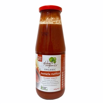 Global Organics Passata Rustica Tomato Sauce 680g