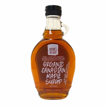 Natures Delight Canadian Maple Syrup 250ml