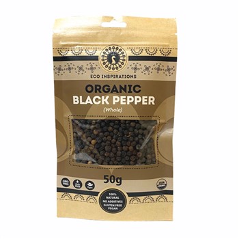 Eco Inspirations Black Pepper Whole 50g