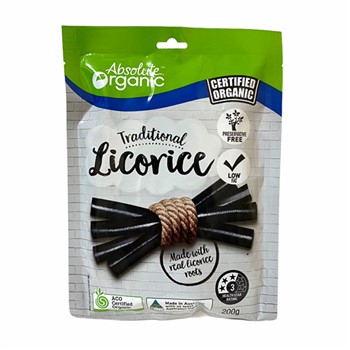 Absolute Organic Traditional Licorice 200g