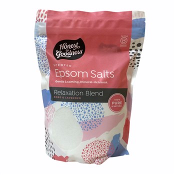 Honest to Goodness Epsom Salts Relaxation Rose & Lavender 1kg