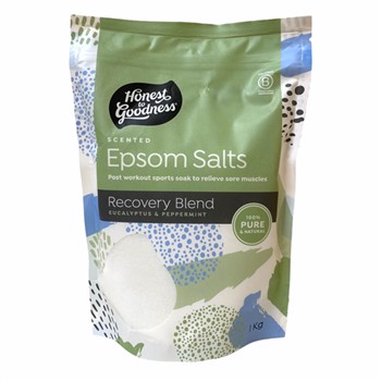Honest to Goodness Epsom Salts Recovery Eucalyptus & Mint 1kg