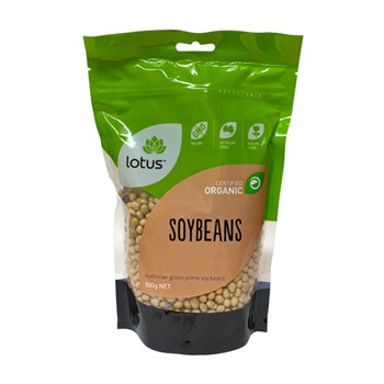 Lotus Organic Soy Beans 500g